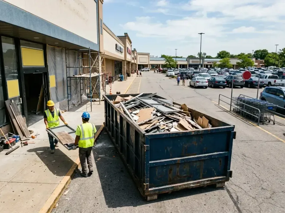 retail-store-renovation-debris-003 — frequently asked questions, Roll-off Dumpster Rentals in Bel Air, MD